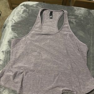 light purple athletic tank top